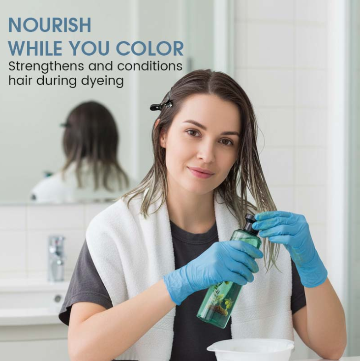 Long-Lasting Botanical Essential Oil Hair Dye