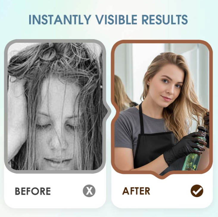 Long-Lasting Botanical Essential Oil Hair Dye
