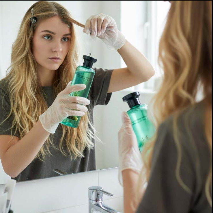 Long-Lasting Botanical Essential Oil Hair Dye