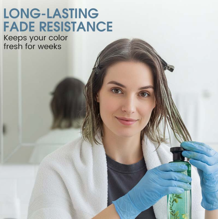 Long-Lasting Botanical Essential Oil Hair Dye